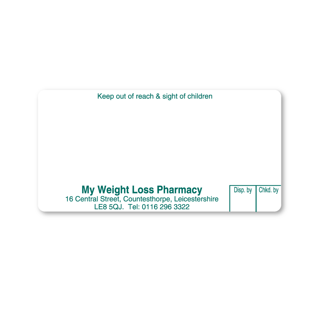 Countesthorpe Chemist - My Weight Loss Labels 