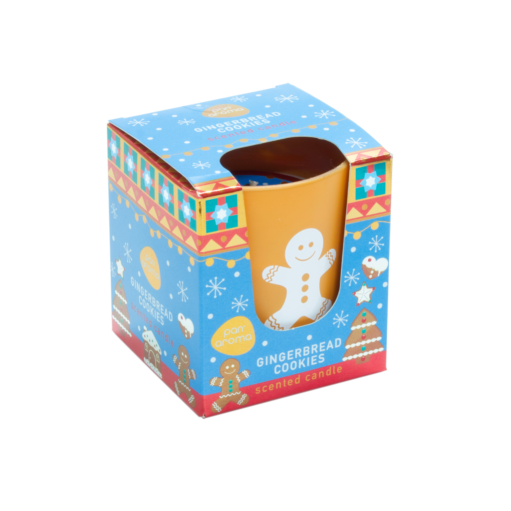 [PAN0749] Glass Candle   Gingerbread Cookies 100g 