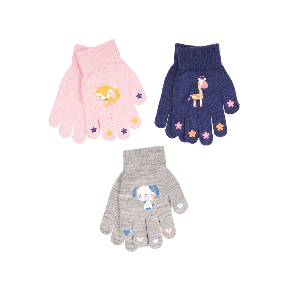 [GL108C] Girls Thermal Magic Gloves Assorted 