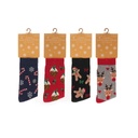 Ladies Christmas Design Socks 