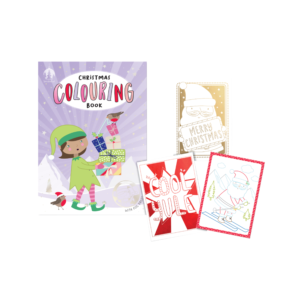 [X9709A/FSC] Christmas Activity Colouring Book 