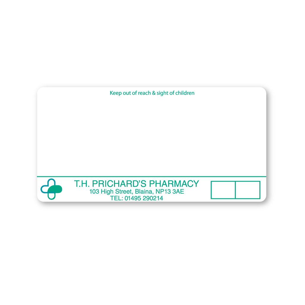 [EMT4787] Arsalan Khan Group   T.H Prichard's Pharmacy 103 High St Labels