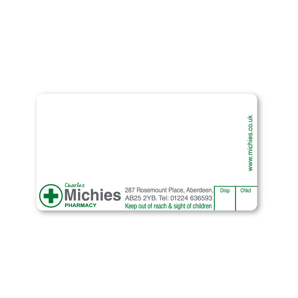 Charles Michies Rosemount Place Labels 