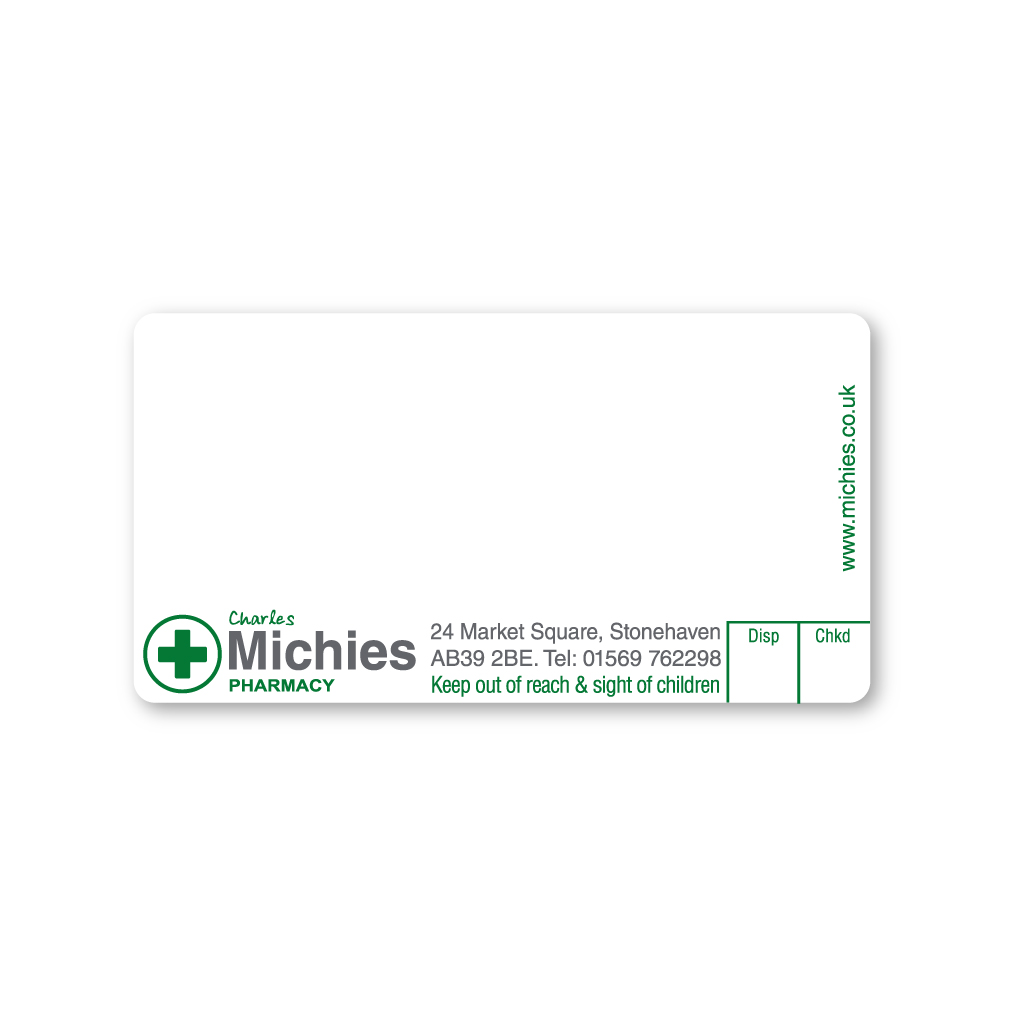 [EMT4802] Charles Michies Stonehaven Labels 