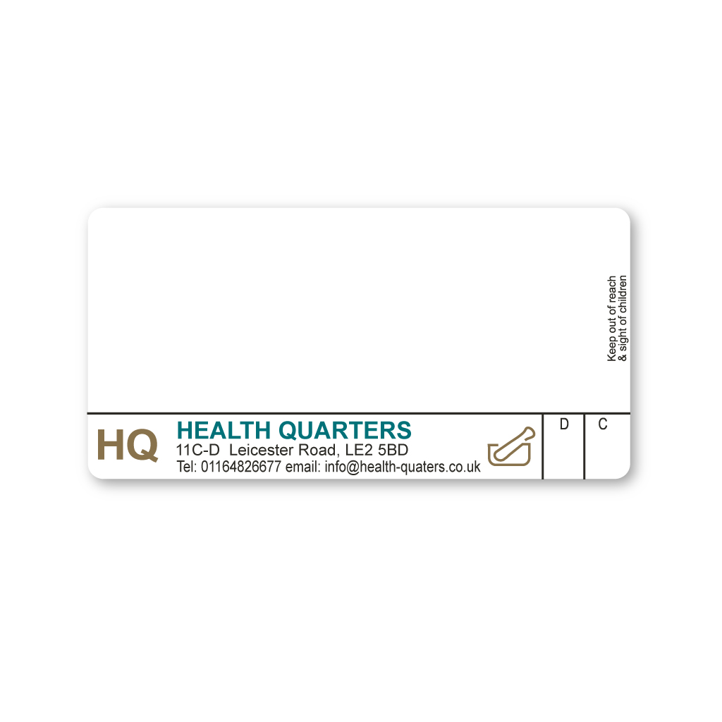Somerby Pharmacy   Health Quarters Labels