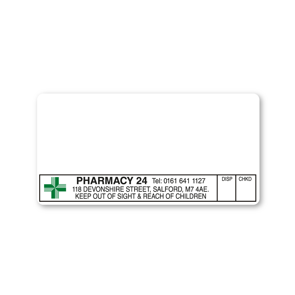 [EMT4825] Pharmacy 24 Labels 
