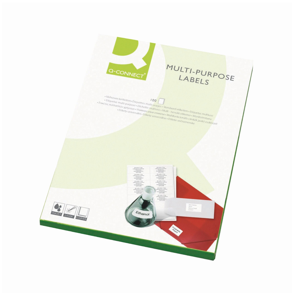 Q-Connect Multipurpose Labels Pk6500