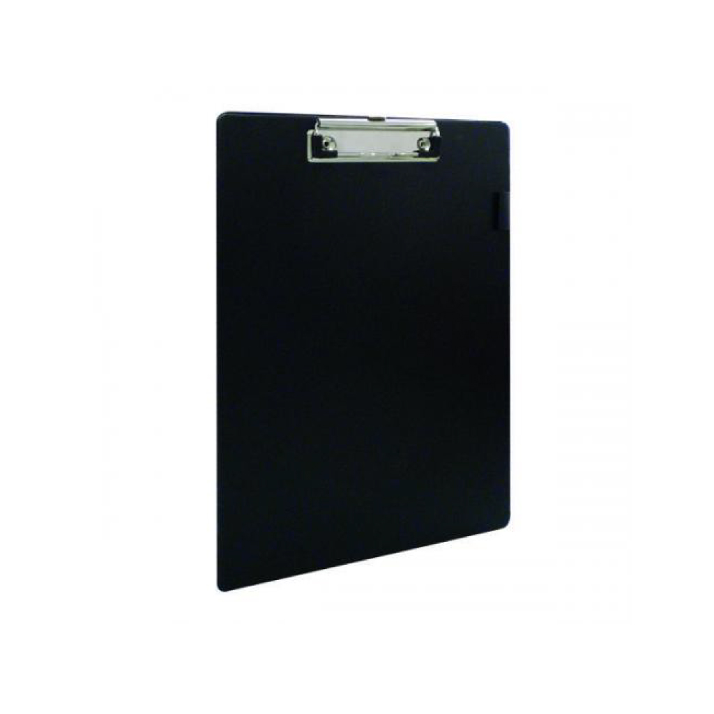 A4 Q Connect Clipboard Single Black 