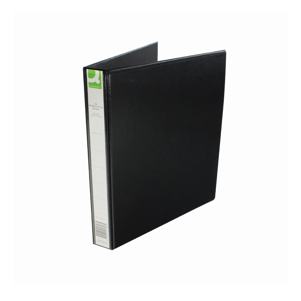 A4 Q-Connect 4D Ring Presentation Binder 25mm
