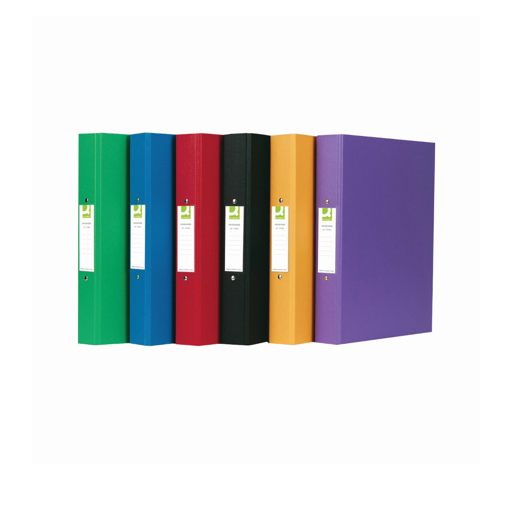 A4 Q-Connect Binder 25mm Assorted Colours 