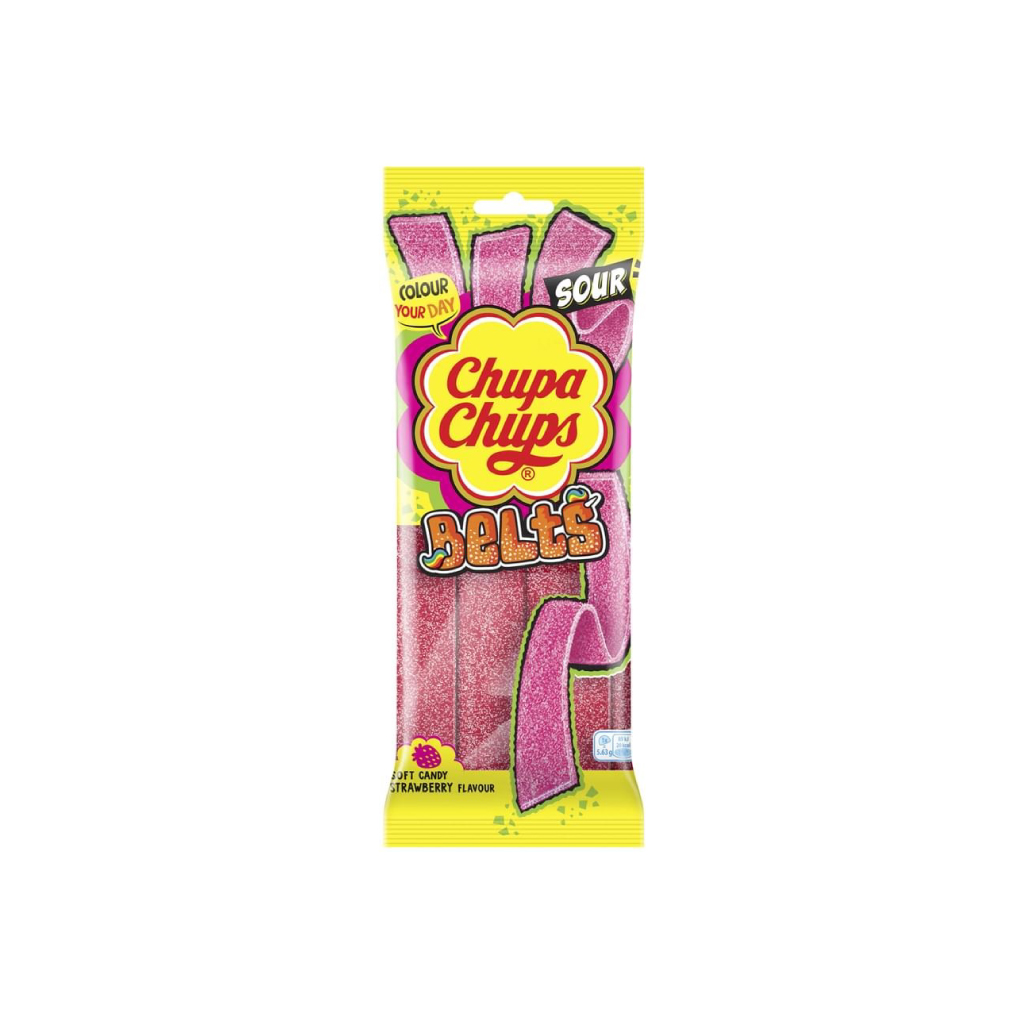[10026896] CHUPA CHUPS Strawberry Belts (Pack of 18)