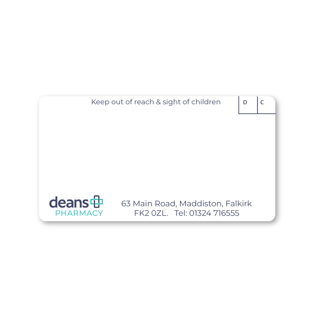 [EMT4857] Deans Group (Maddiston) Pharmacy Labels 