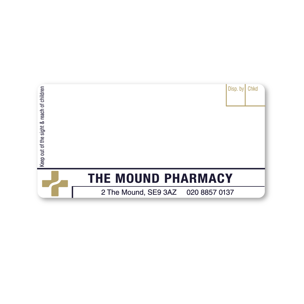 [EMT4865] The Mount Pharmacy Labels