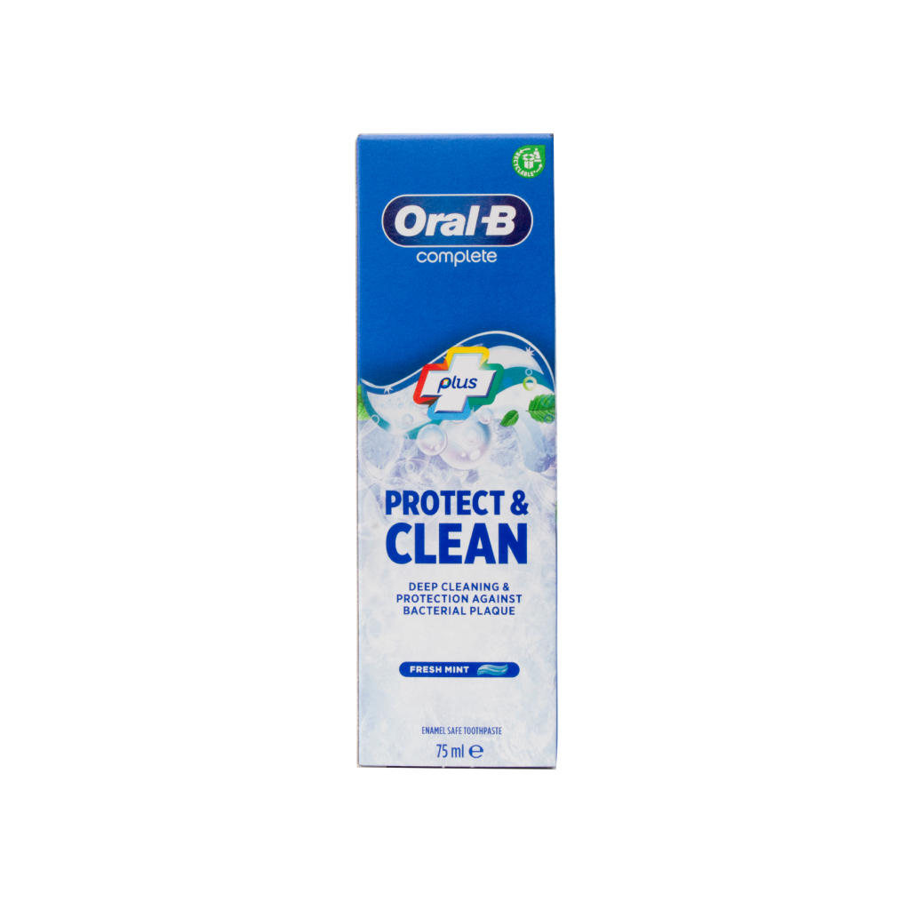 [TOORA190A] Oral-B Complete Toothpaste - Protect & Clean Fresh Mint, 75ml (Pack of 12)