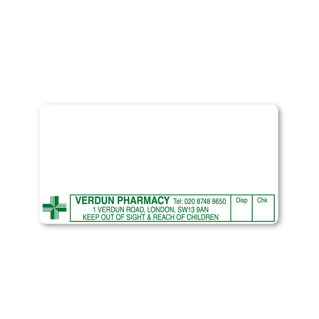 [EMT4867] Verdun Pharmacy Labels 