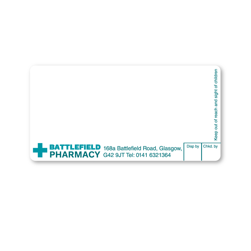 Battefield Pharmacy Labels