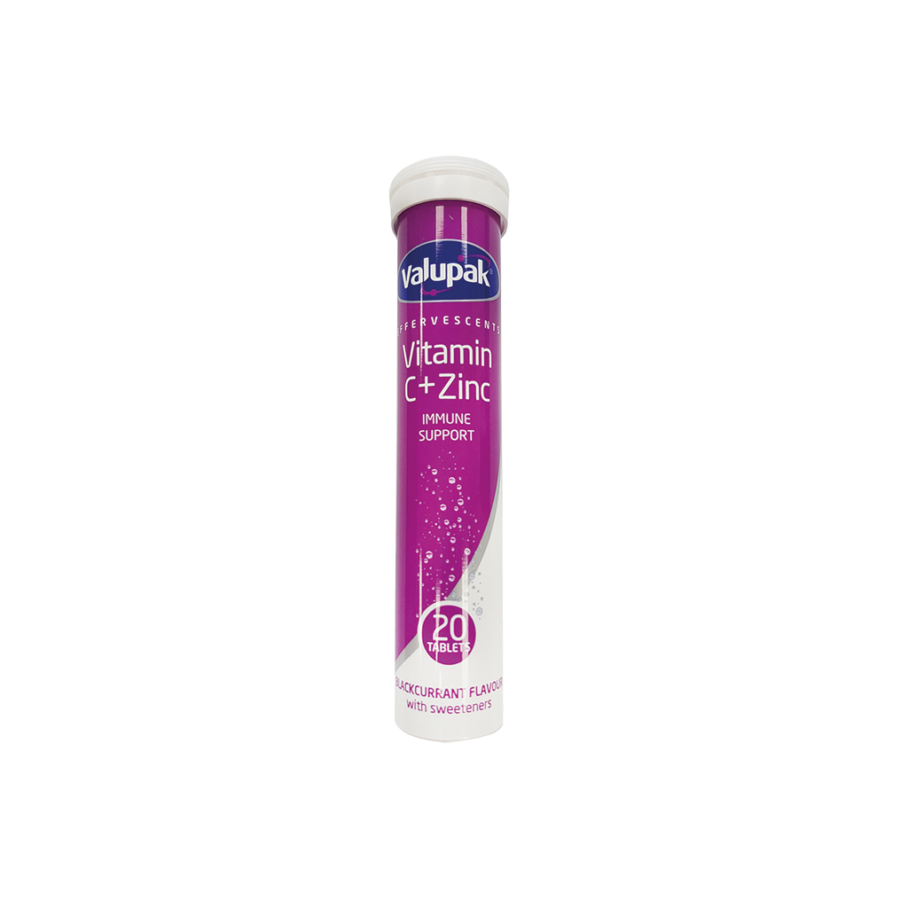 [4093001] Valupak High Strength Vitamin C & Zinc Effervescent Tablets