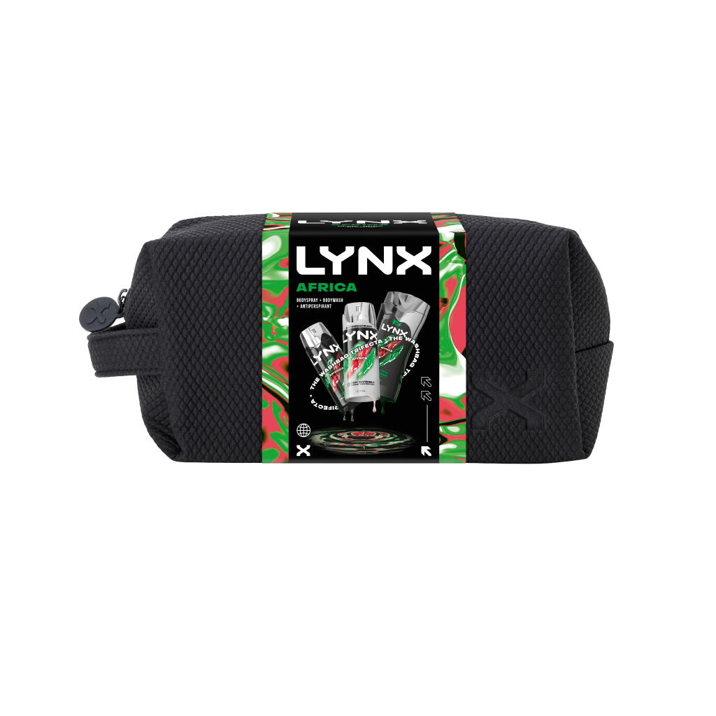 [C011584] Lynx Africa Washbag Collection Gift Set 