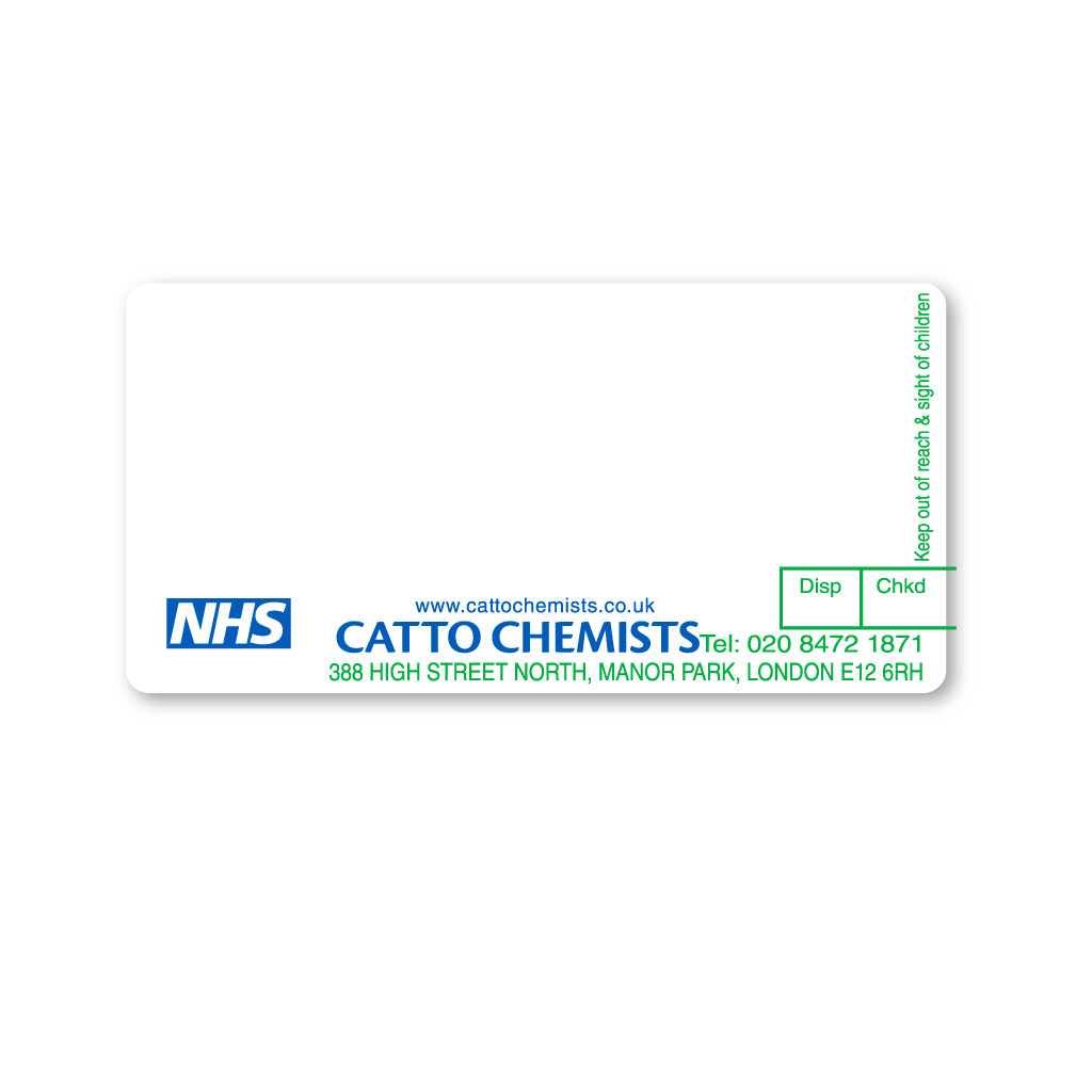 Catto Chemist Labels