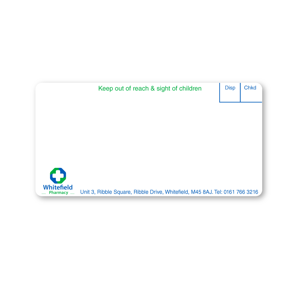 Whitefield Pharmacy Labels 
