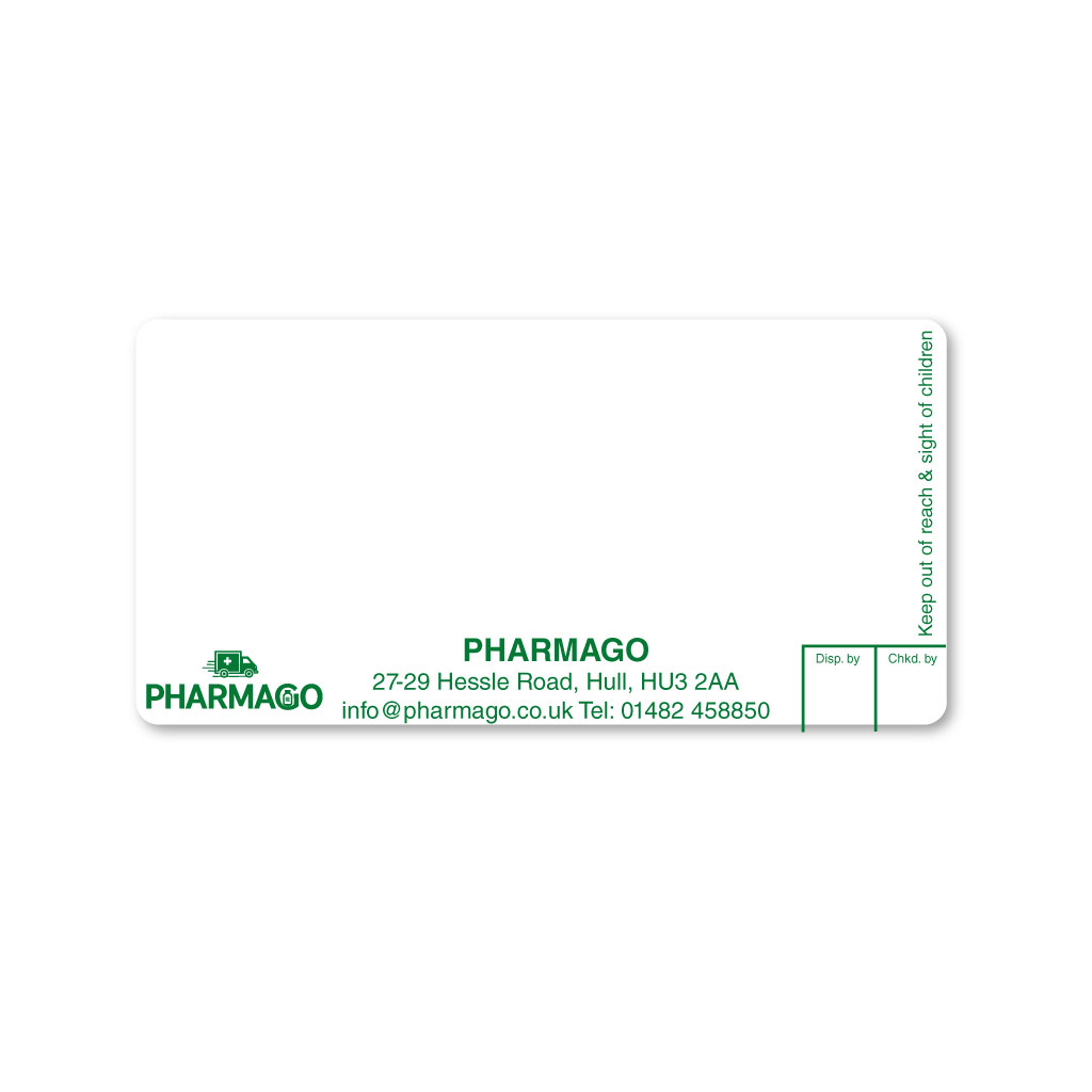 PharmaGo Pharmacy Labels
