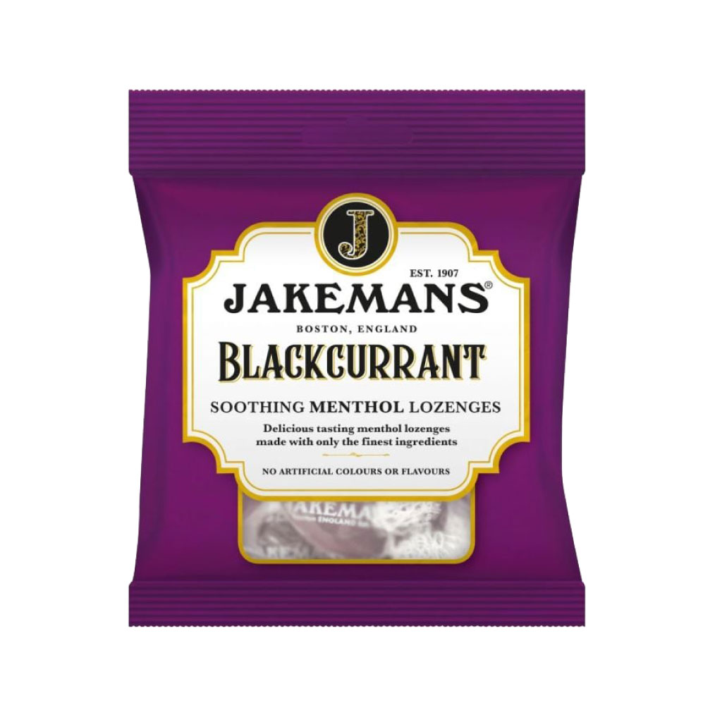 [MEJAK007] Jakemans Menthol Lozenges Throat & Chest   Blackcurrant 