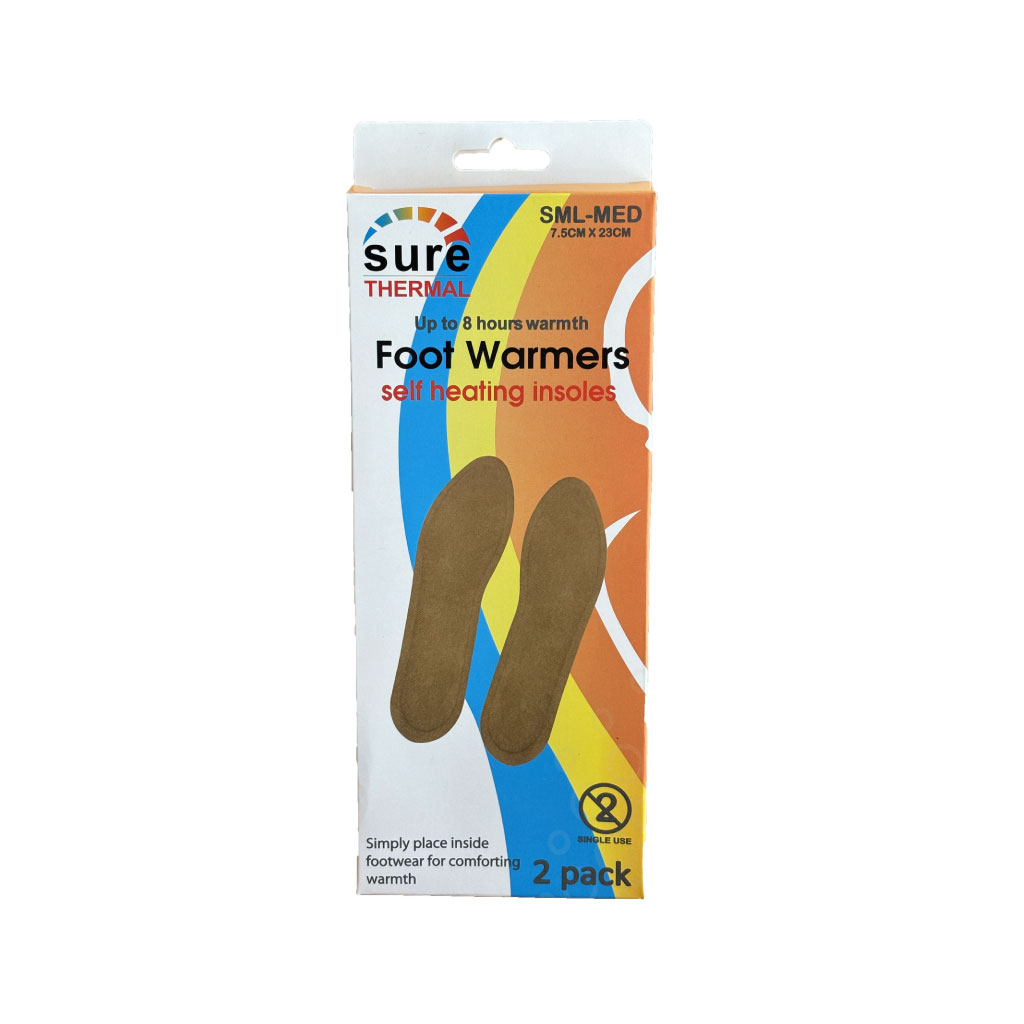 Medium Large Self Heating Foot Warmer Pads  