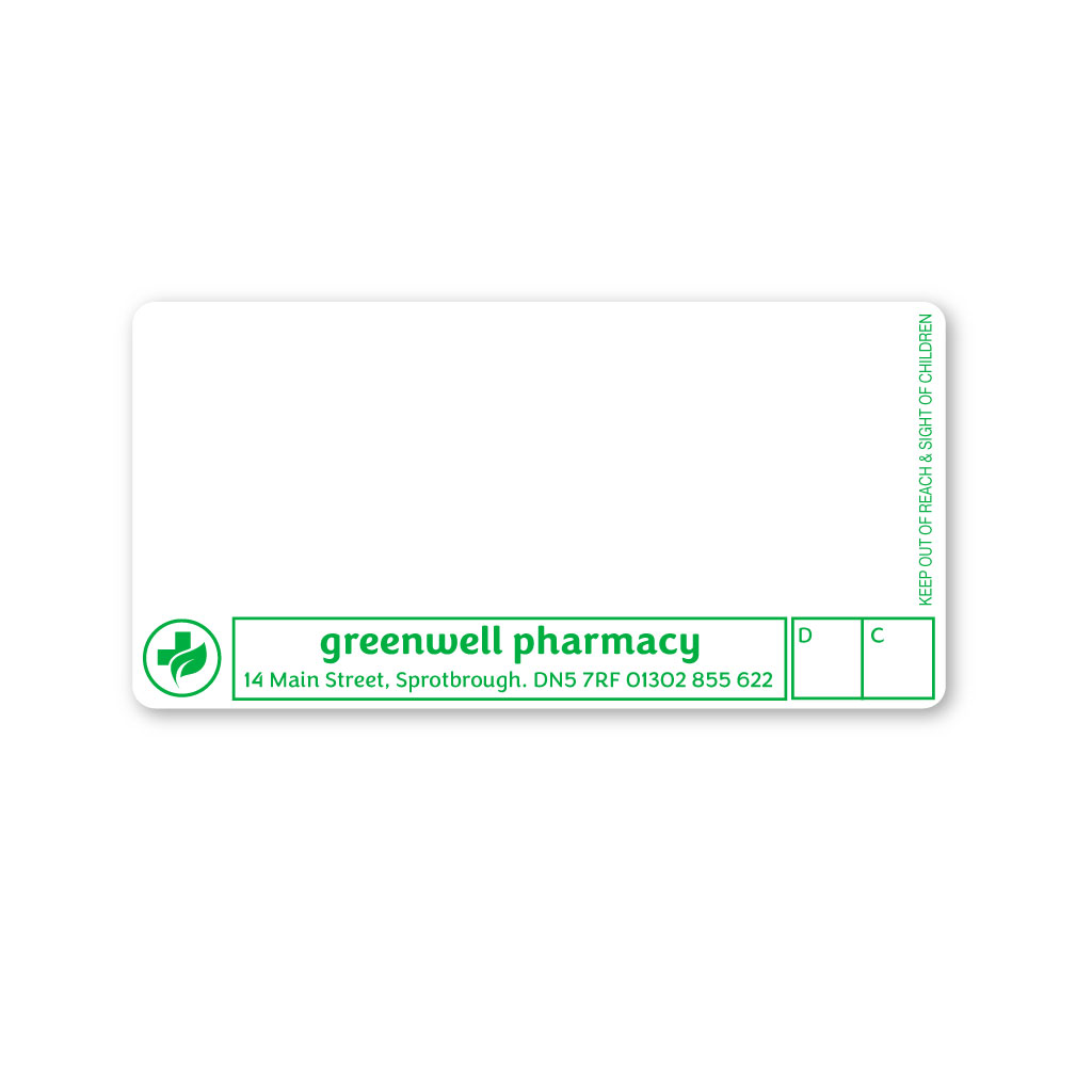 Greenwell Pharmacy Labels