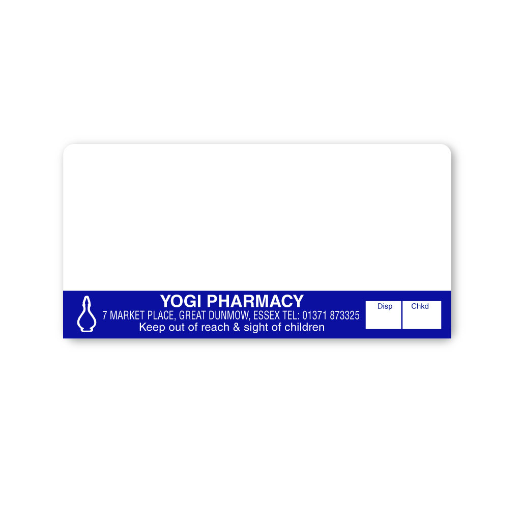 [EMT4960] Yogi Pharmacy Labels