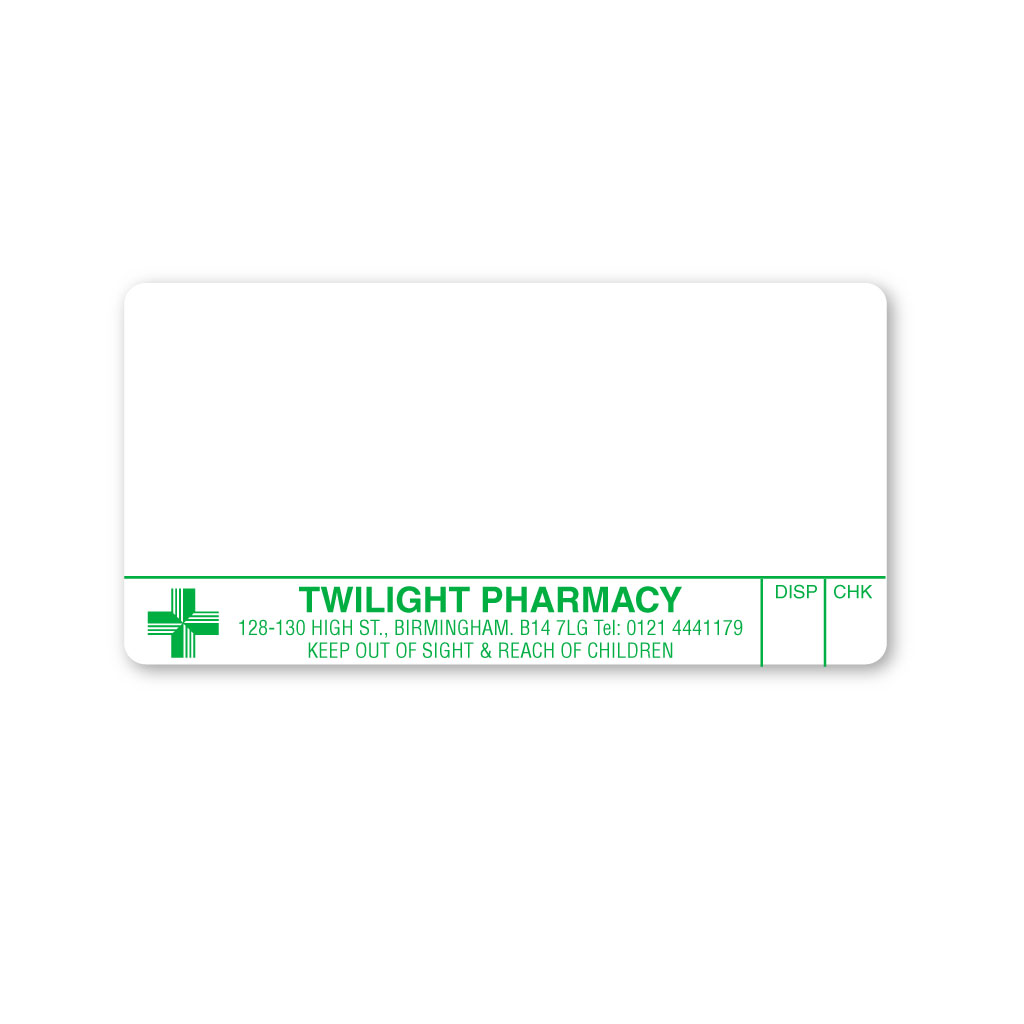 [EMT5001] Twilight Pharmacy Labels