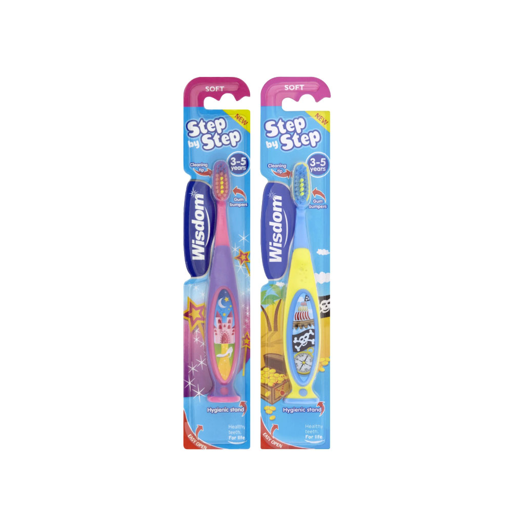 [2384SSC] Step by Step 3-5 years Toothbrush