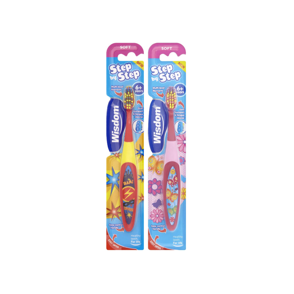 [2385SSC] Step by Step 6-8 years Toothbrush 