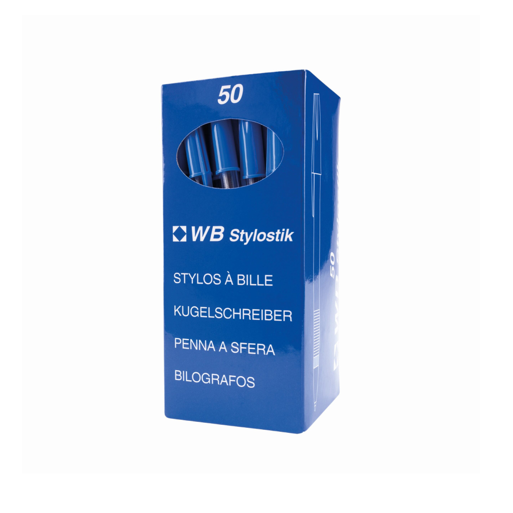 [WX26039] Ballpoint Pen - Blue (Pack of 50)