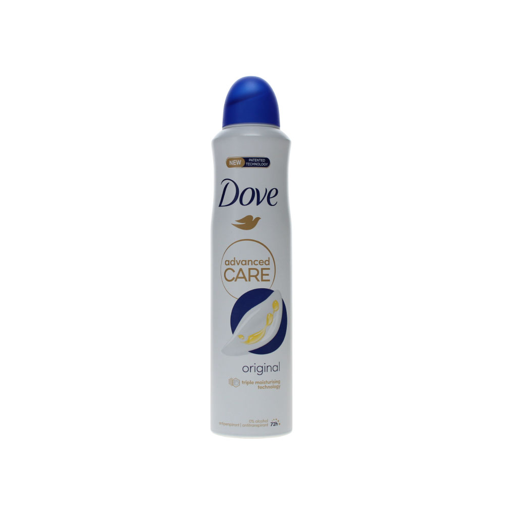 [TODOV667] Dove Advanced Care Original Antiperspirant Deodorant Spray 250ml 