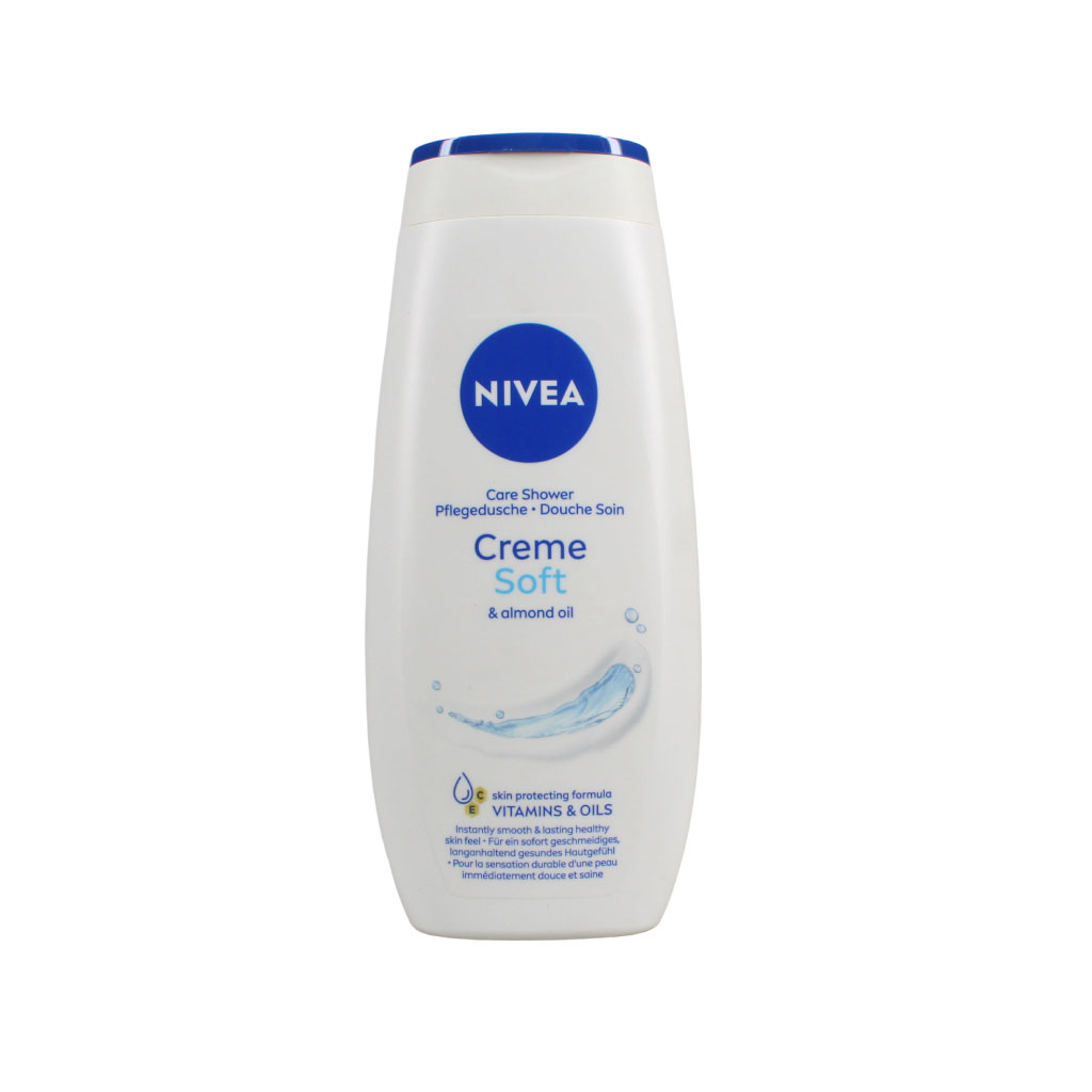 [TONIV055] Nivea Shower Cream - Creme Soft, 250ml (Pack of 6)