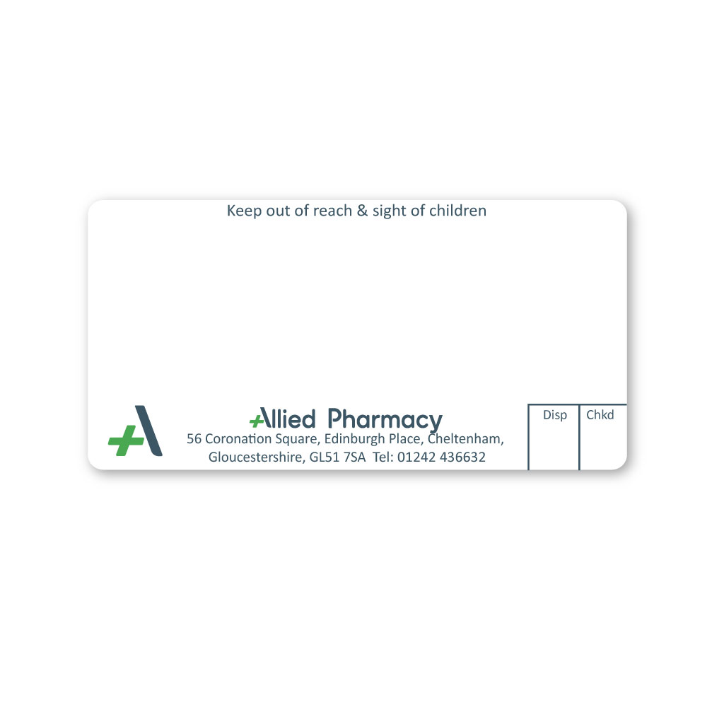 [EMT5017] Allied Coronation Square Pharmacy Labels