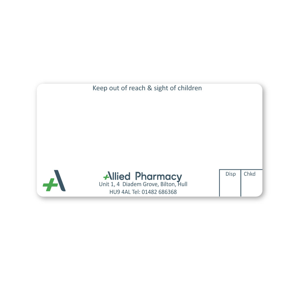 [EMT5023] Allied Bilton Pharmacy Labels