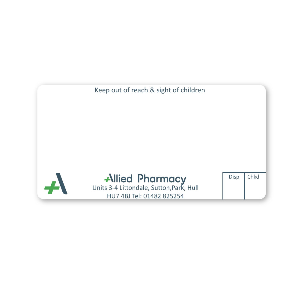 [EMT5028] Allied Sutton Park Pharmacy Labels 