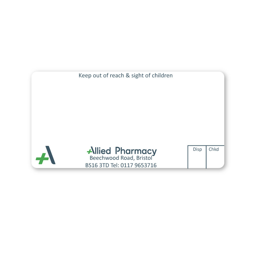 [EMT5041] Allied Beechwood Pharmacy Labels 