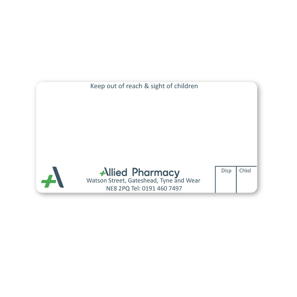 [EMT5070] Allied Teams Pharmacy Labels