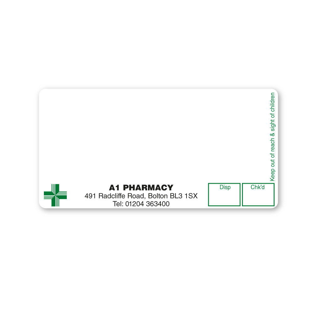 [EMT5098] A1 Pharmacy Labels