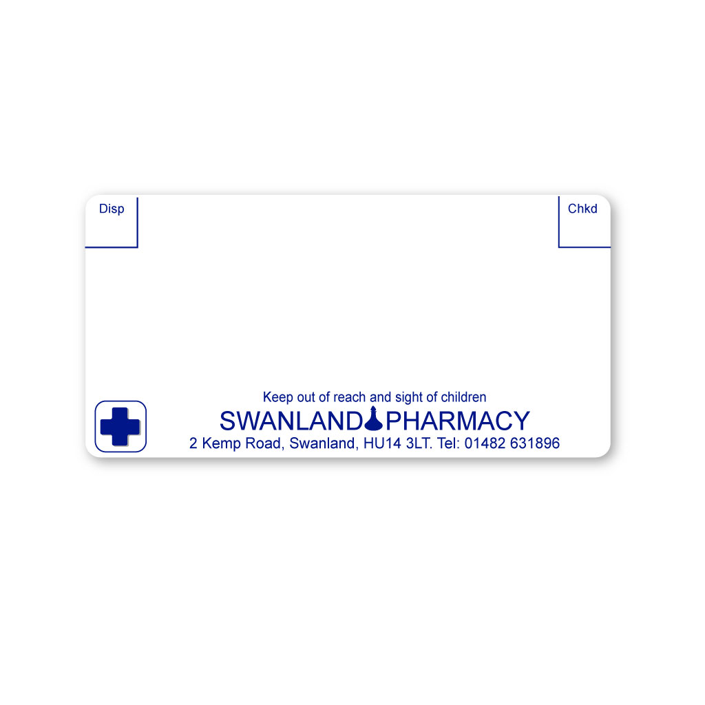 [EMT5109] Swanland Pharmacy Labels