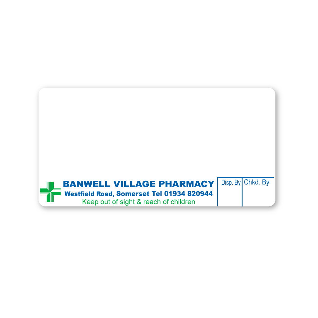 [EMT5111] Banwell Pharmacy Labels