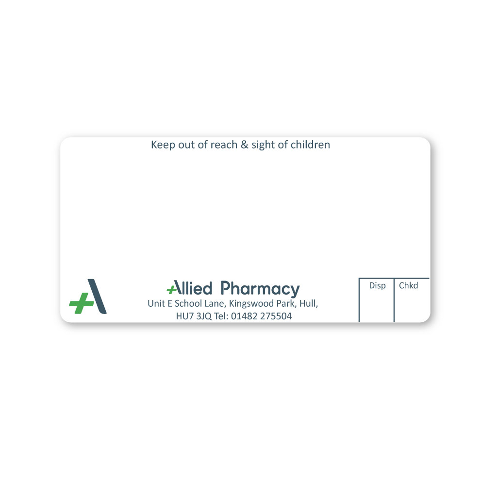 [EMT5170] Allied Kingswood Pharmacy Labels