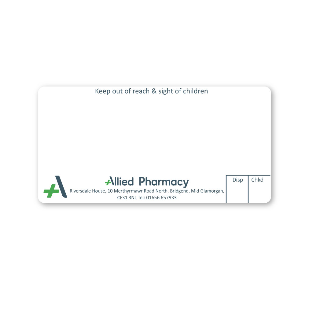 [EMT5174] Allied Riversdale Pharmacy Labels
