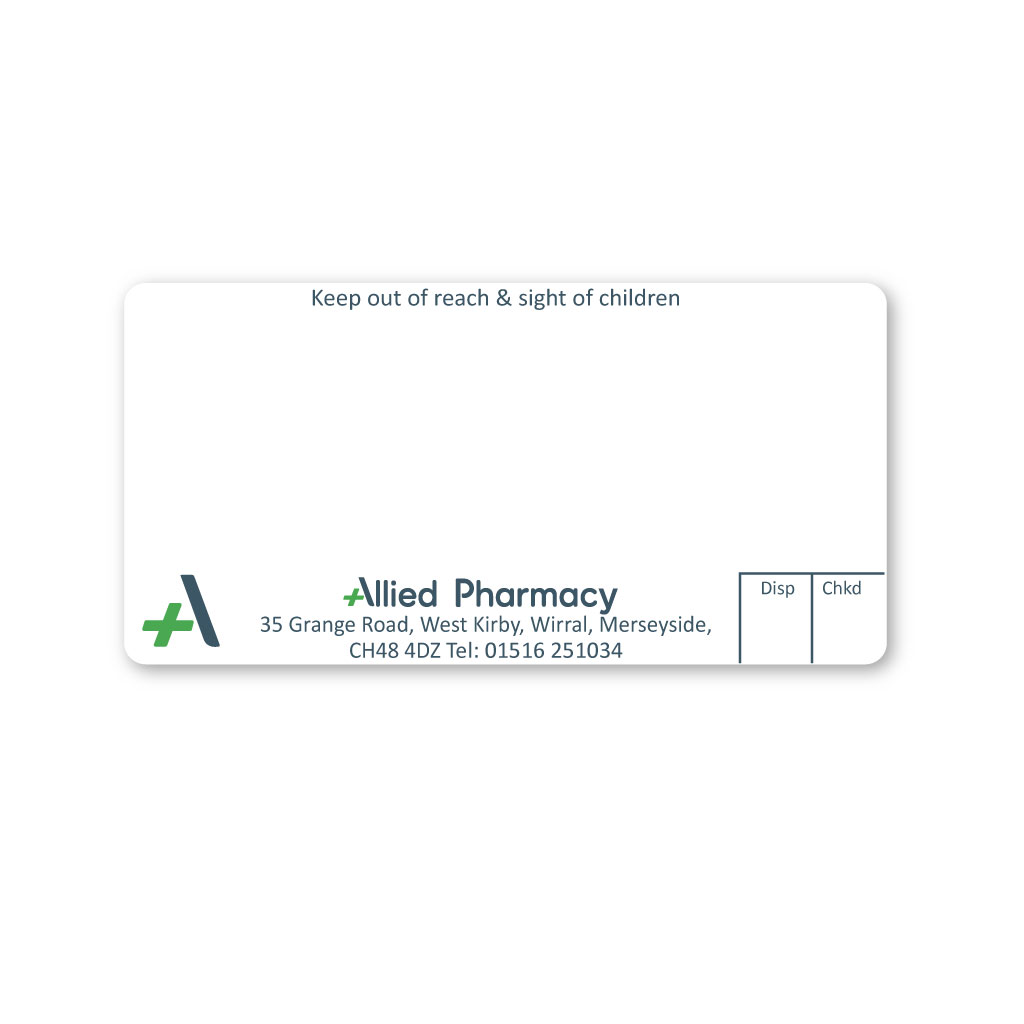 [EMT5178] Allied West Kirby Pharmacy Labels 