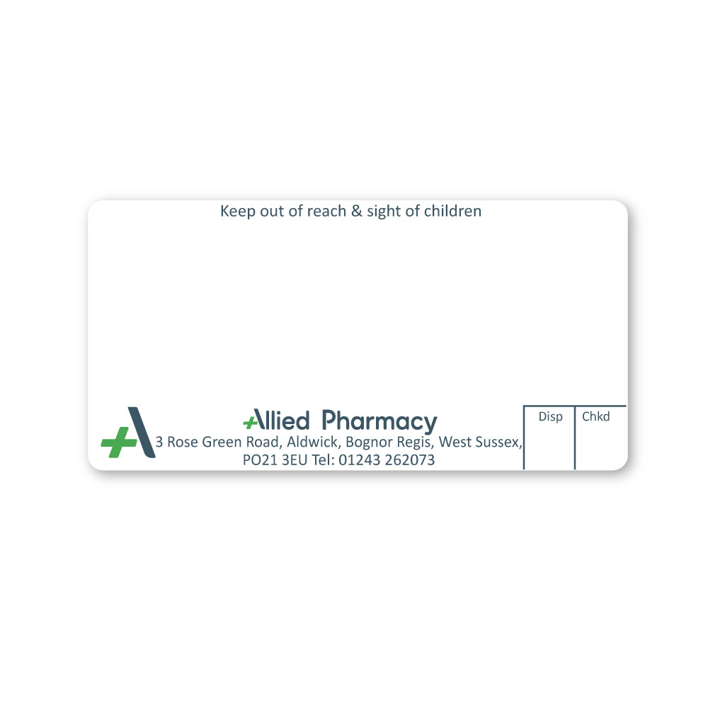 [EMT5180] Allied Aldwick Pharmacy Labels 
