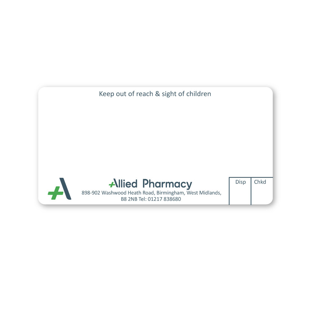 [EMT5201] Allied Ward End Pharmacy Labels