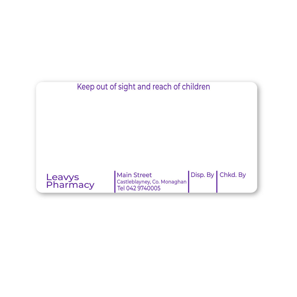 [EMT5212] Leavys Pharmacy Labels (70x37)