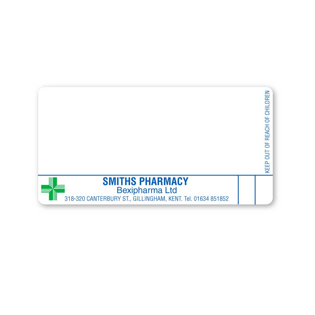 [EMT5217] Smiths 318-320 Canterbury St Pharmacy Labels